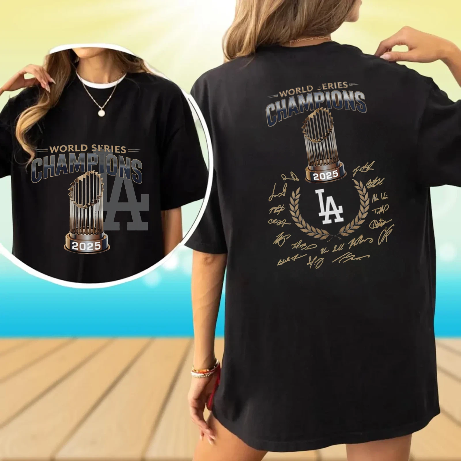 2025 Los Angeles Dodgers World Series Champions Tshirt