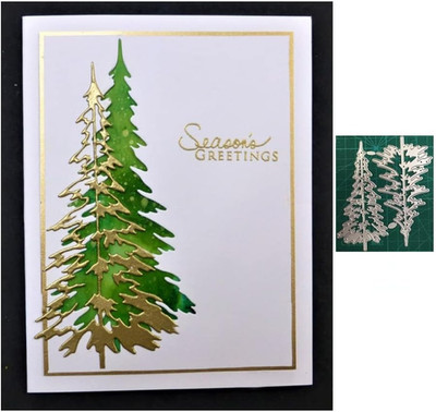 Woodland Dies for Card Making Merry Christmas Die Cuts Metal Cutting Dies Snowfl