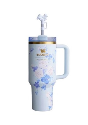 STANLEY 40 OZ FLORAL BLUE LOVESHACKFANCY