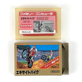 Nintendo New Famicom Console Set Excitebike AV Cable AC Adapter 1 Controller