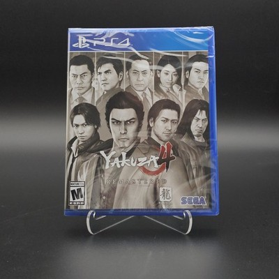 Yakuza 4 Remastered Sony PlayStation 4 New Sealed US Version Mint LRG