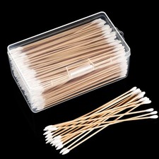 300 Pack 6 Inch Dual Tip Cleaning Swabs, Pointed  Rounded Precision Applicators