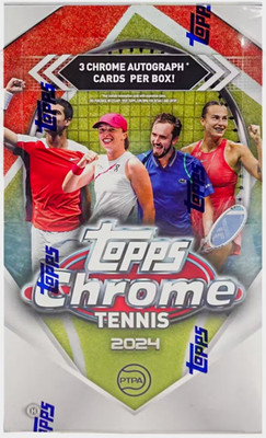 2024 Topps Chrome Tennis Hobby Box Factory Sealed (Eala, Shelton RC!)