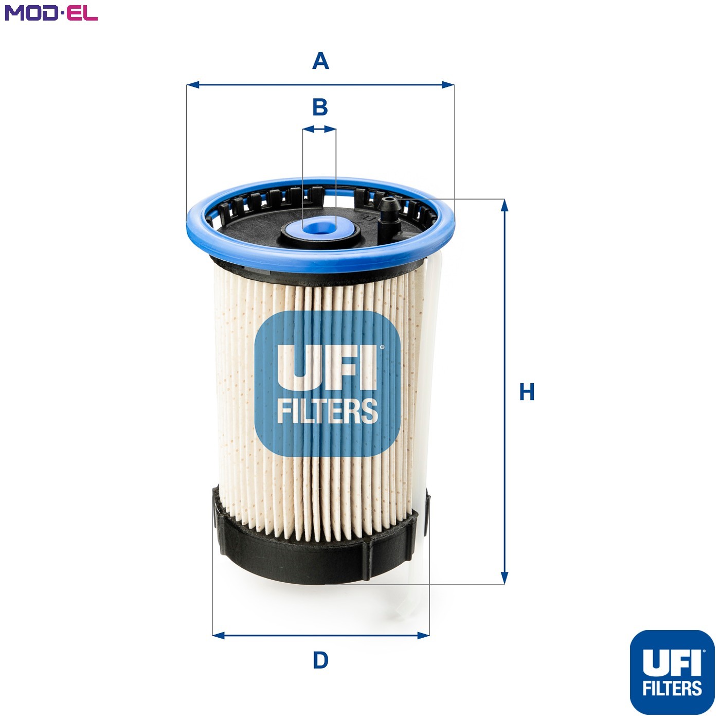 UFI Filters, Fuel Filter 26.065.00, Replacement Fuel Filter, Suitable for Cars, Applicable to Various Models of Audi, Cupra, Ford, Seat, Skoda and Volkswagen - Image 3