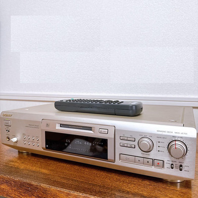 SONY MDS-JE700 MiniDisc MD Deck Recorder Player Tested Working w/ Remote Japan