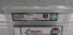 Chrono Trigger Nintendo DS First Print with Poster Graded VGA 80 NM New Sealed