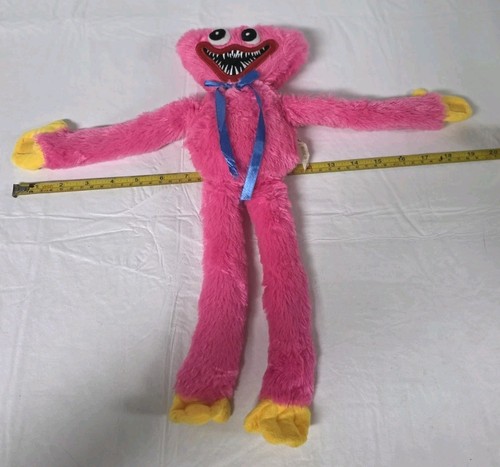 "16"" Kissy Missy Rosa Peluche Abrazo Monstruo Amapola Tiempo de Juego" - Imagen 14 de 15