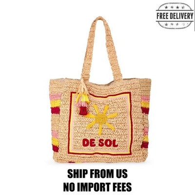 No Boundaries Women's De Sol Beach Tote Bag, Multi Del Sol