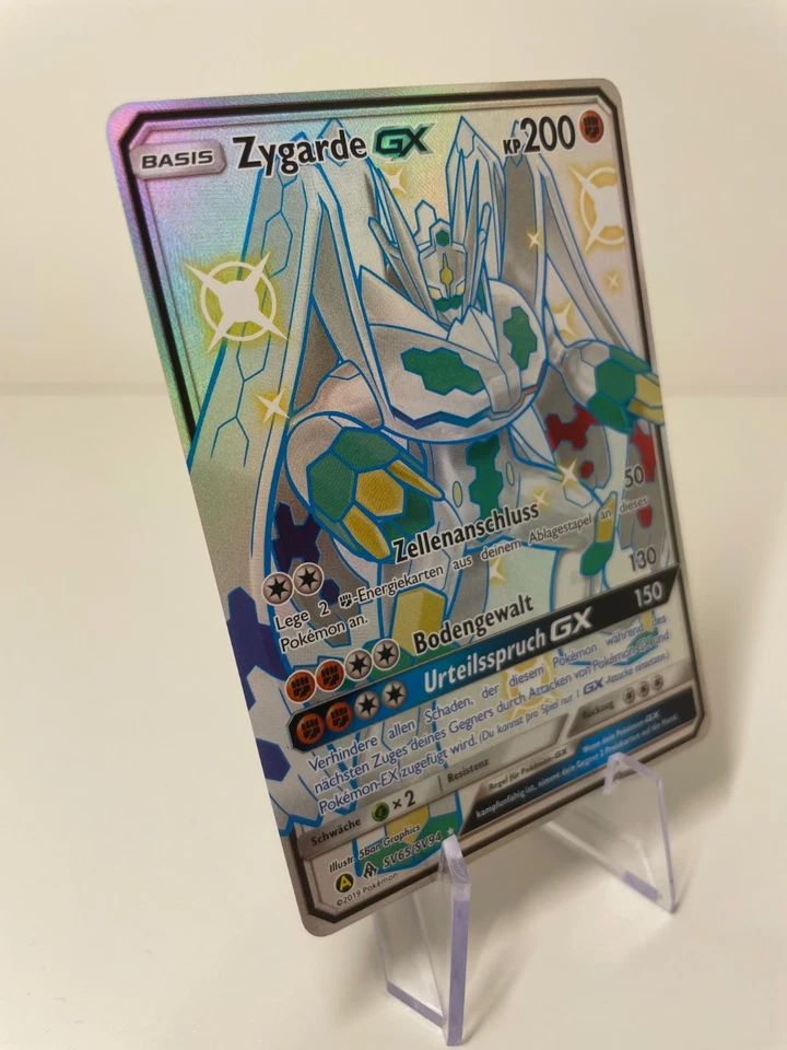 Pokémon Verborgenes Schicksal Zygarde GX SV65/SV94 Deutsch Karte Shiny - Bild 2 von 4