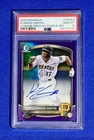 KONNOR GRIFFIN 2025 Bowman Chrome Prospect Purple Auto RC /250 #CPA-KG PSA 10