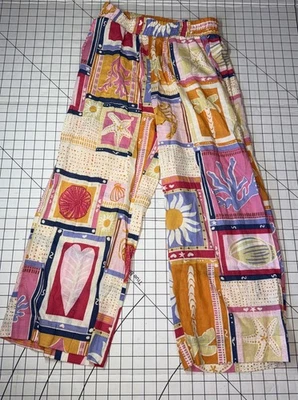 C&C California Women’s Size XS Linen Blend Pants Tropical Beach - Image 1 of 4