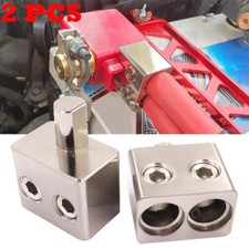 1 Pair of Dual 1/0 Gauge to 1/0 Gauge Amp Input Reducers with Offset