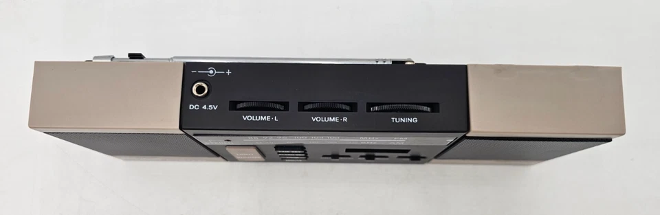 Portable AM/FM Stereo Radio Alarm Clock Model No. US-2 w Detachable Speaker-NEW! - Image 3 of 4