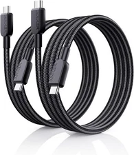 Anker 240W USB C to USB C Cable 3ft Double Braided Nylon Cord for iPhone 15/Mac