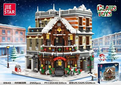 Building Blocks Set City Street Expert MOC Claus Toys Store Brick DIY Model Kids