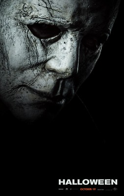 Halloween movie poster (2018)  - 11 x 17 inches - Jamie Lee Curtis