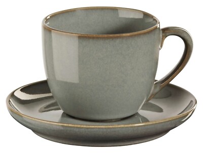 ASA Selection Saisons Espressotasse mit Untertasse Tasse Steinzeug grün 90 ml