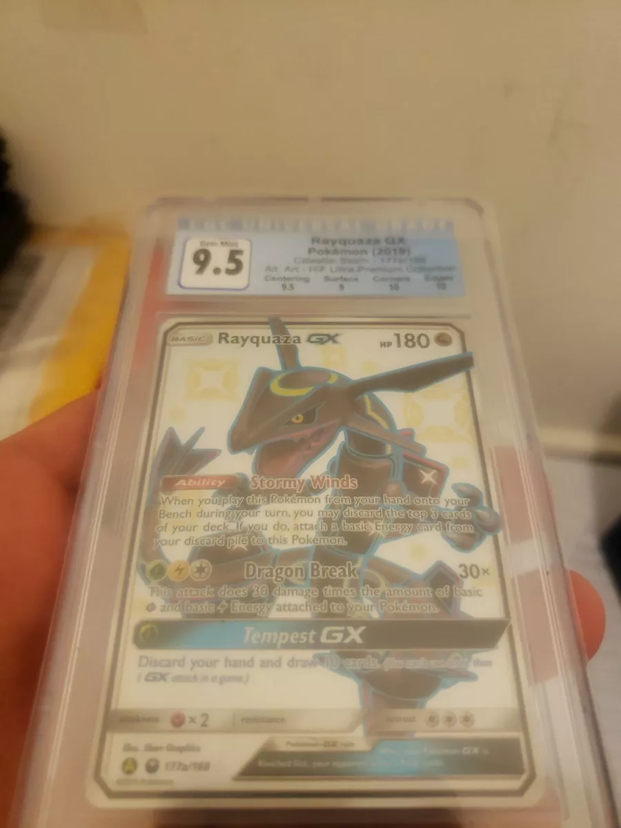 Pokémon Hidden Fates Shiny Rayquaza GX Promo PSA 9