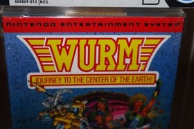 WATA 9.6 - A+ - SEALED - Wurm Journey to the Center of Earth NES Nintendo Graded