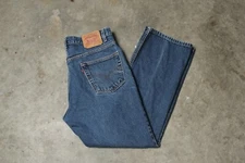 Vintage 2002 Levi’s 517 Distressed Dark Wash Jeans - 36” x 30” (35” x 29")