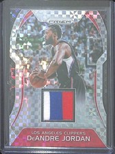 2017-18 Panini Prizm Patch Prizm #SW-DJ DeAndre Jordan No 6 of 10