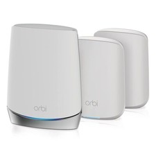 NETGEAR Orbi Whole Home Tri-Band Mesh WiFi 6 System RBK653   Router with 2 Sat