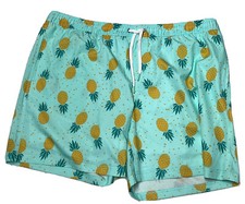 Member's Mark Resort SwimTrunks Quick Dry UPF 50 4-Way Stretch w/Liner Pineapple