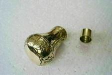 Vintage Victorian Brass Designer Head Handle For Wooden Walking Stick Cane Gift