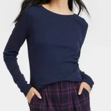 A New Day Long Sleeve Tee XXL -Target Navy Blue