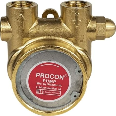 Procon 104E240f11bc Brass Pump, Series 4, 5/8 In Port, 250 Psi