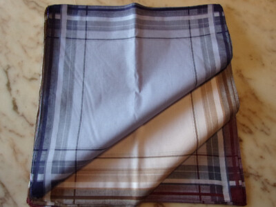 Teaaha Lot De 6 Mouchoirs Pour Homme, En Coton, 40 X 40 Cm, Lavables à 95 °C, Mouchoirs Traditionnels Pour Homme, Mouchoirs En Coton, Blanc., S