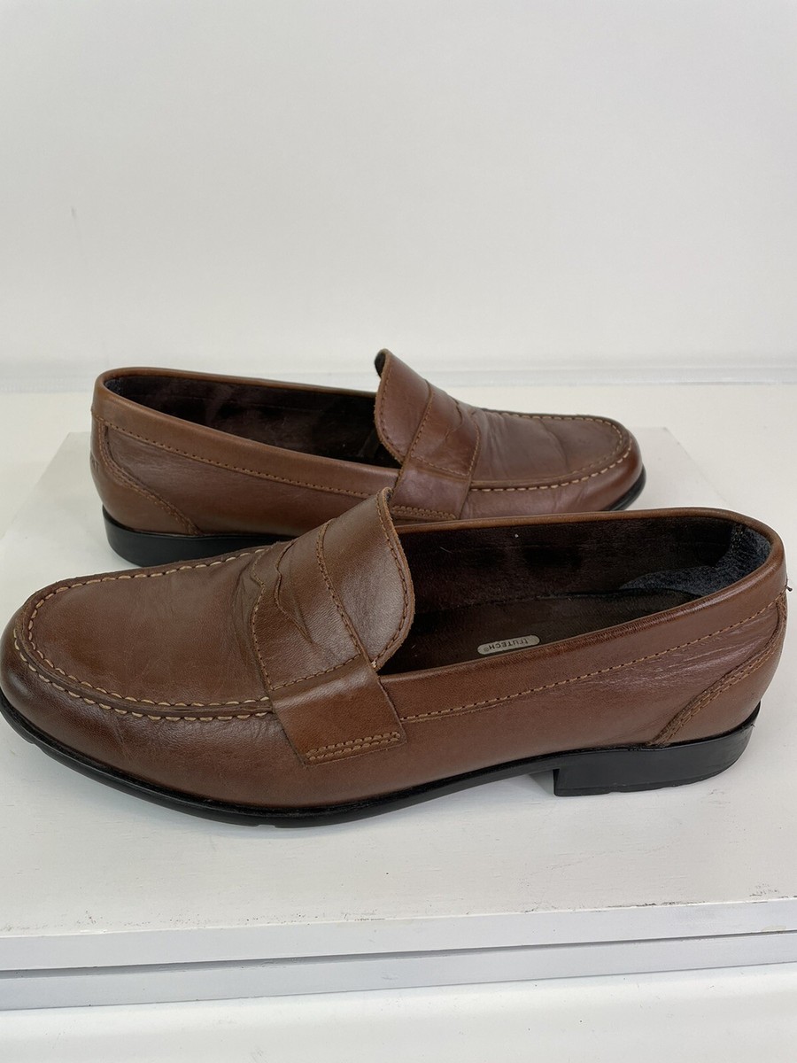 Rockport Classic Loafer Penny M76444 Brown Leather Loafers  display picture 1