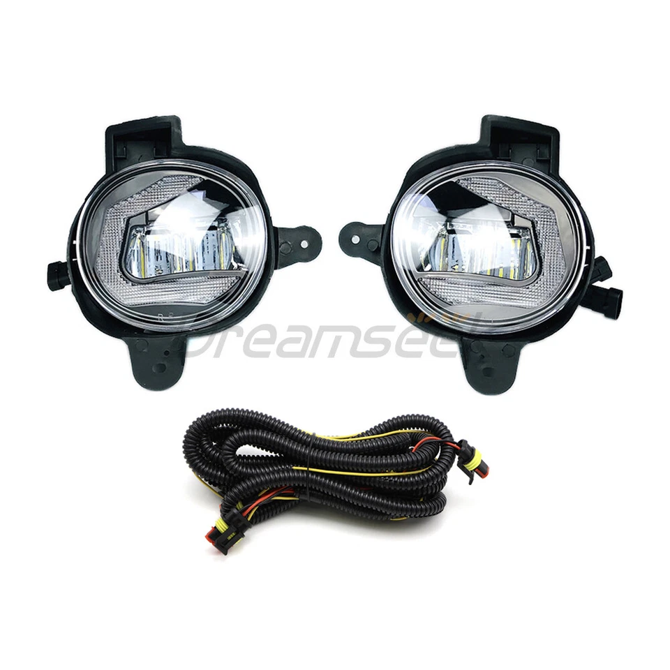 Faro antiniebla delantero LED para Toyota Hilux Vigo 2011 2012 2013 2014 con giro dinámico Foto 2 de 4