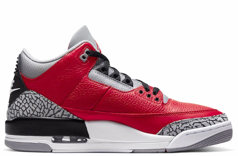 Air Jordan 3 Retro SE Unite Fire Red Fire Red Cement Grey CK5692 600 Size 8 11