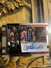 2022 Panini Select WWE Apollo Crews Autograph Auto Ringside Action Signatures