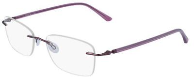 New AIRLOCK PURE Harmony 202 505 Plum Rimless Eyeglasses 54/18/140