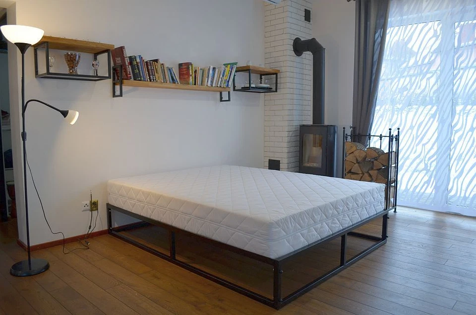 Modernes industrie doppel Metallbett Olimp inkl. Lattenrost, Bett, Loft! - Bild 2 von 4
