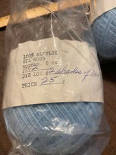2 Cakes - baby yarn "Shades of Blue" 2 OZ - Brand New 100 Acrylic - 2 PLY