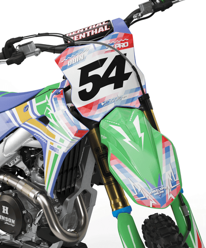 Se adapta a Kawasaki KX450F (2024-2025) y KX250F (2025) kit gráfico calcomanías kxf kx250f - Imagen 4 de 6