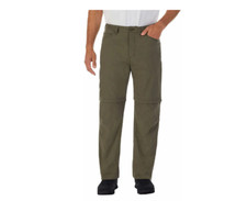Eddie Bauer Men's Lightweight Convertible Pants, Slate Green, Sz 38X32