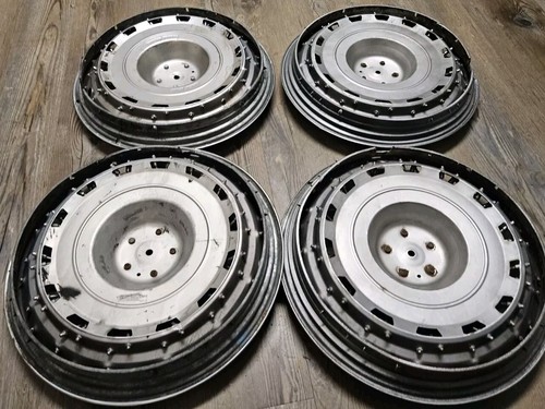 1980 1981 PONTIAC BONNEVILLE FIREBIRD 15" Wire Wheel Hubcaps Set of 4 OEM GM - Picture 11 of 14