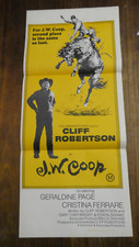 ORIGINAL J.W.COOP DAYBILL MOVIE THEATRE POSTER CLIFF ROBERTSON WESTERN COWBOY