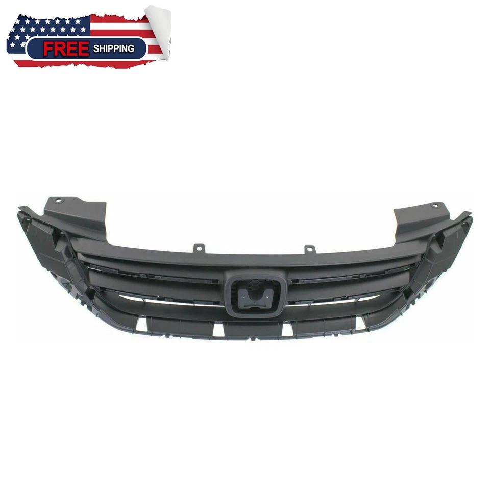 Front Grille Chrome Trim Fog Bezel Emblem Set For 2013-2015 Honda Accord (11PCS) Foto 4 de 4