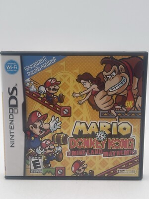 Mario Vs. Donkey Kong Mini-land Mayhem NINTENDO DS Tested CIB