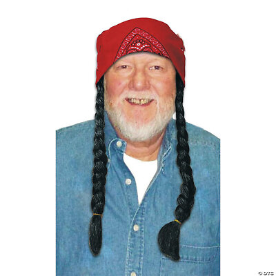 Wig The Old Hippie Black Gray - Morris Costumes