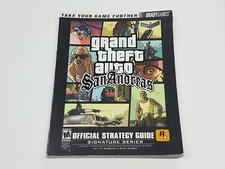 Grand Theft Auto San Andreas Brady Games Strategy Guide Book /no poster *wear