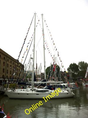 Photo 12x8 Yachts decked out for the Diamond Jubilee London In St. Kathari c2012