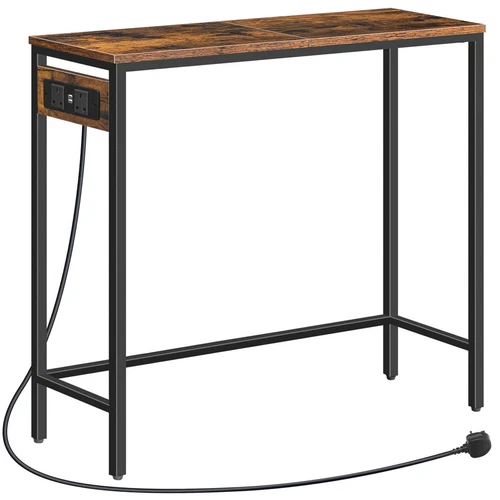Konsolentisch mit Ladestation Flurtisch Sofatisch Vitrinentisch - Bild 3 von 23