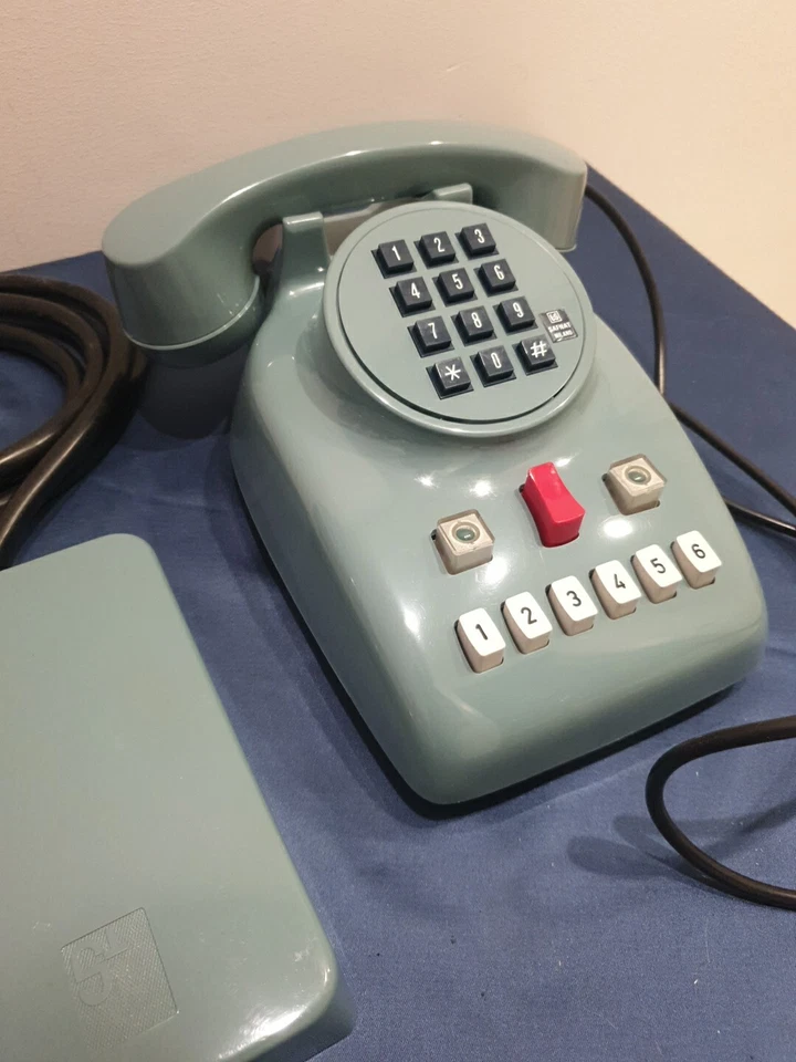 Telefono SAFNAT MILANO Marcello Nizzoli Made In Italy NUOVO Conservato Vintage - Immagine 4 di 4