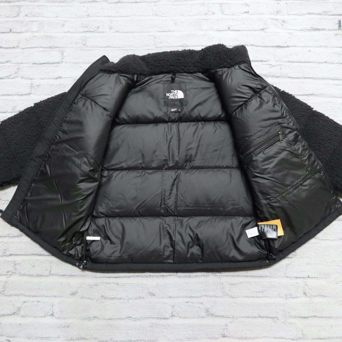 New North Face Sherpa Nuptse Quilted Down Jacket Mens Size M